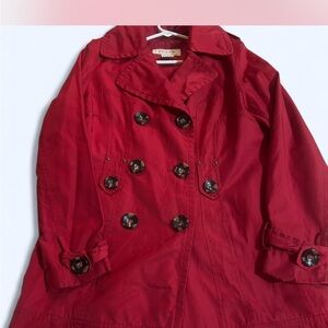 Jones New York Vibrant Red Jacket